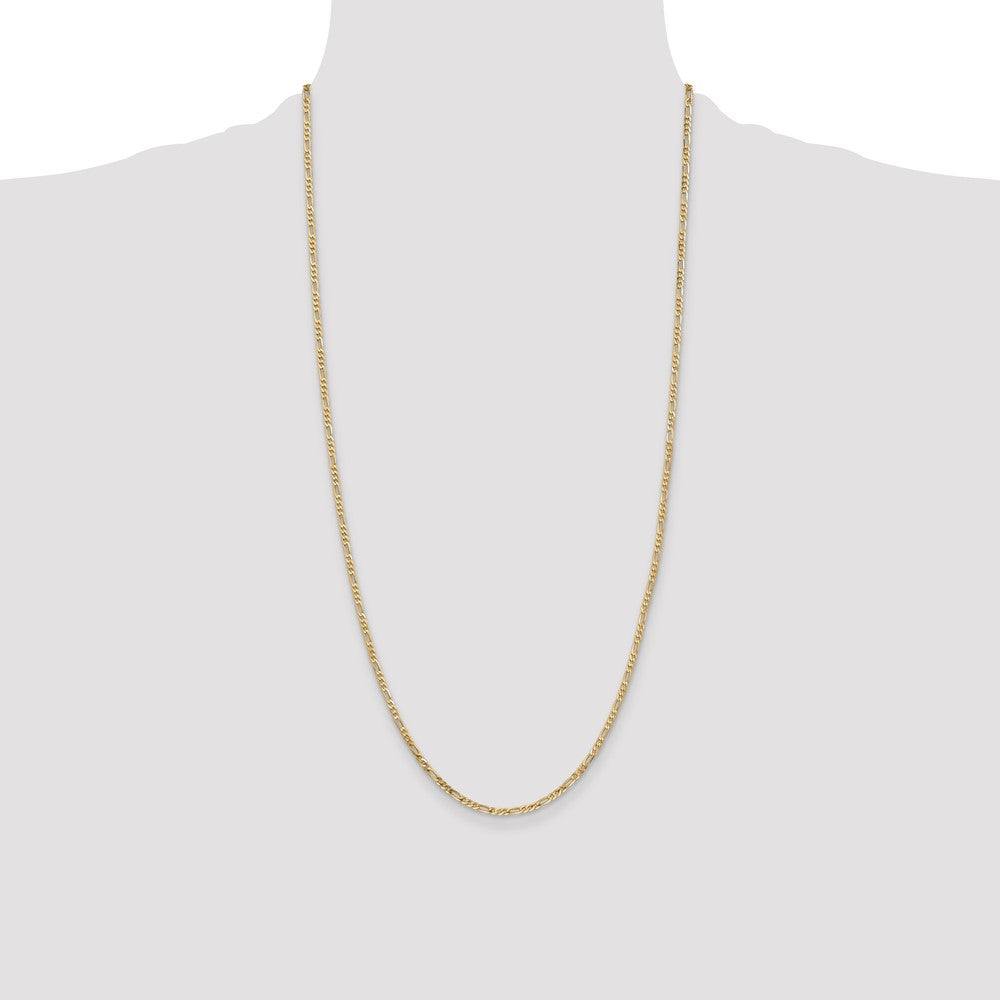 Flat Figaro with Lobster Clasp Chain - WBC