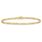 Flat Figaro with Lobster Clasp Bracelet - WBC