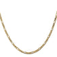 Flat Figaro with Lobster Clasp Chain - WBC