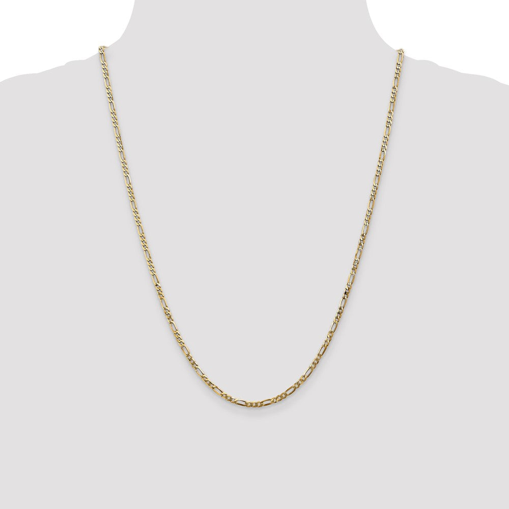 Flat Figaro with Lobster Clasp Chain - WBC