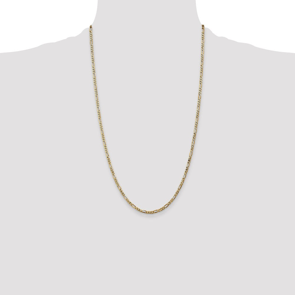 Flat Figaro with Lobster Clasp Chain - WBC