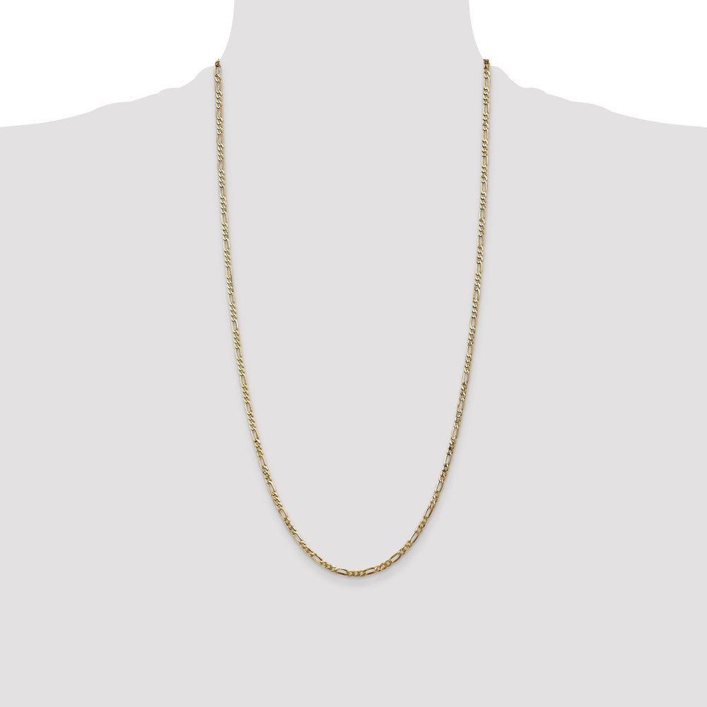 Flat Figaro with Lobster Clasp Chain - WBC