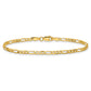 Flat Figaro with Lobster Clasp Bracelet - WBC