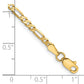 Flat Figaro with Lobster Clasp Bracelet - WBC