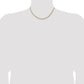 Flat Figaro with Lobster Clasp Chain - WBC