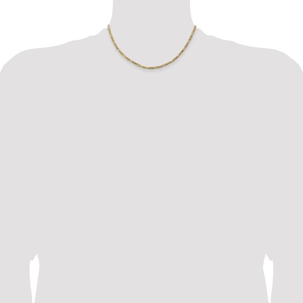 Flat Figaro with Lobster Clasp Chain - WBC