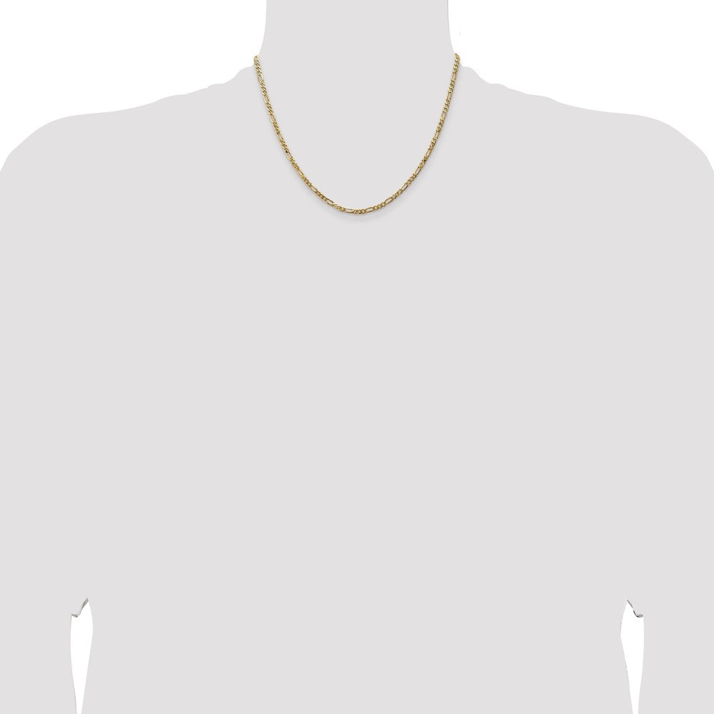 Flat Figaro with Lobster Clasp Chain - WBC