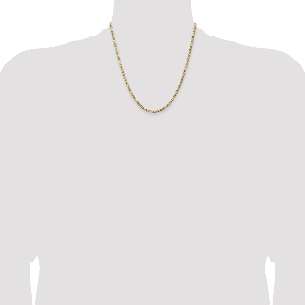 Flat Figaro with Lobster Clasp Chain - WBC