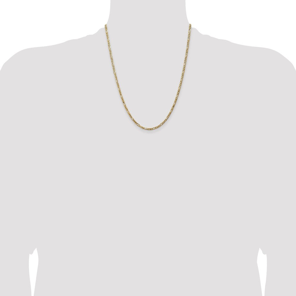 Flat Figaro with Lobster Clasp Chain - WBC