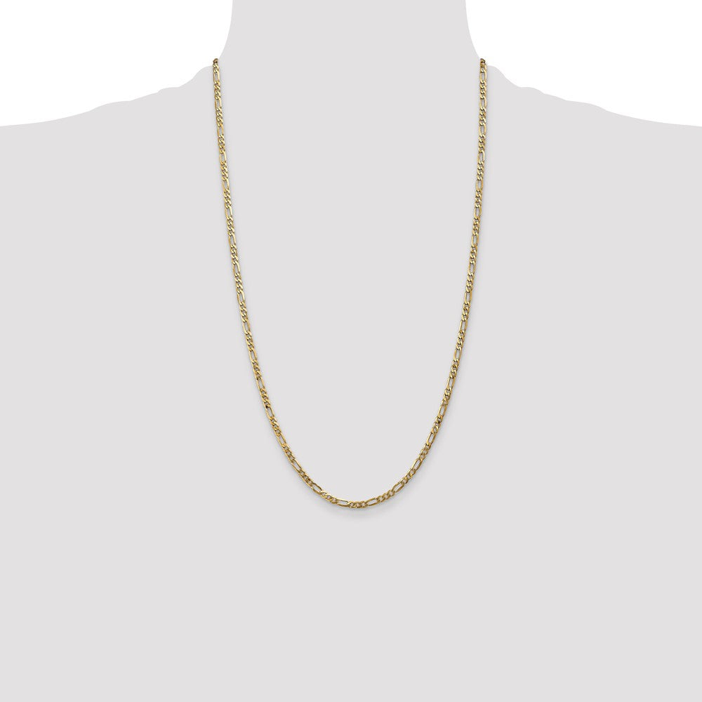 Flat Figaro with Lobster Clasp Chain - WBC