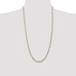 Flat Figaro with Lobster Clasp Chain - WBC