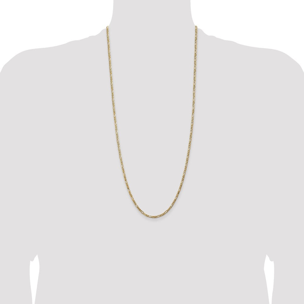 Flat Figaro with Lobster Clasp Chain - WBC