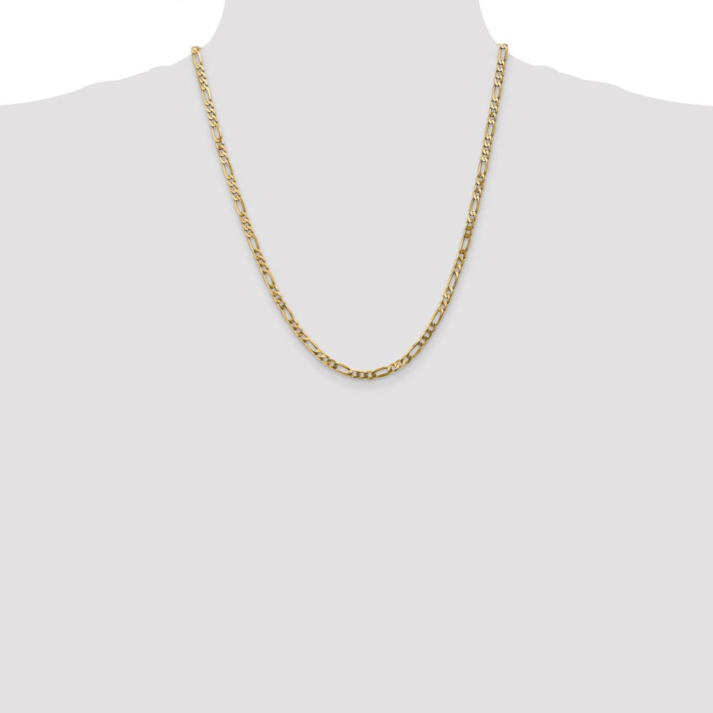 Flat Figaro with Lobster Clasp Chain - WBC