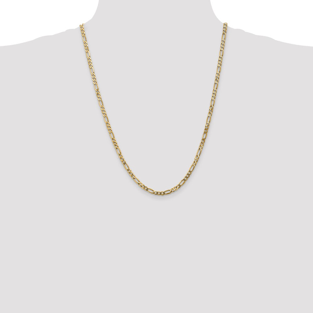 Flat Figaro with Lobster Clasp Chain - WBC