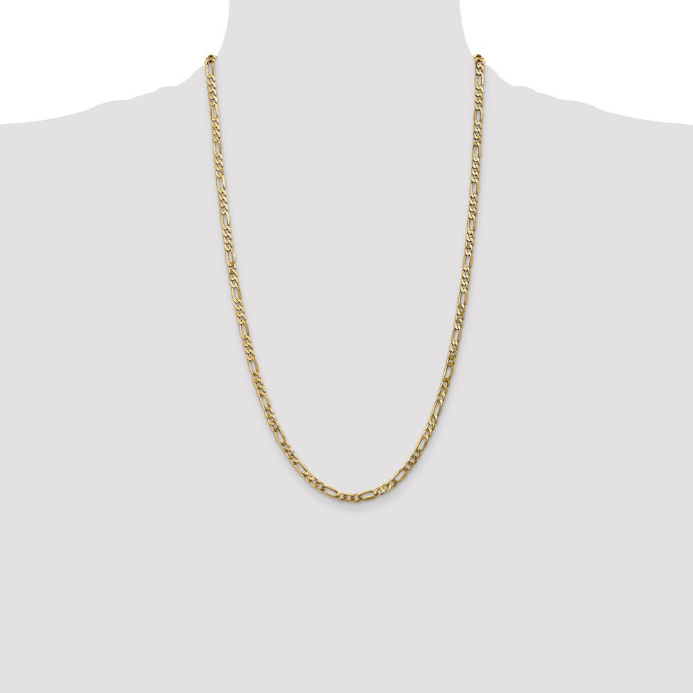 Flat Figaro with Lobster Clasp Chain - WBC