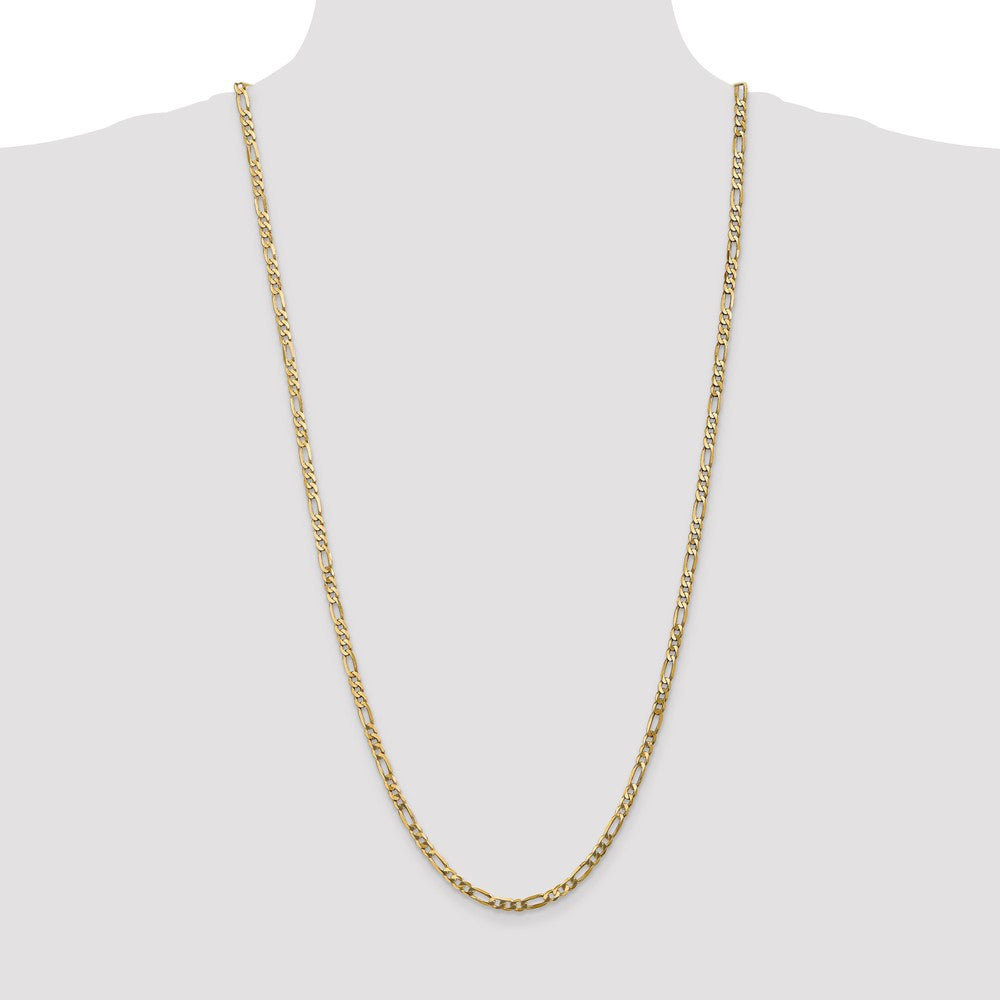 Flat Figaro with Lobster Clasp Chain - WBC