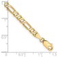 Flat Figaro with Lobster Clasp Bracelet - WBC