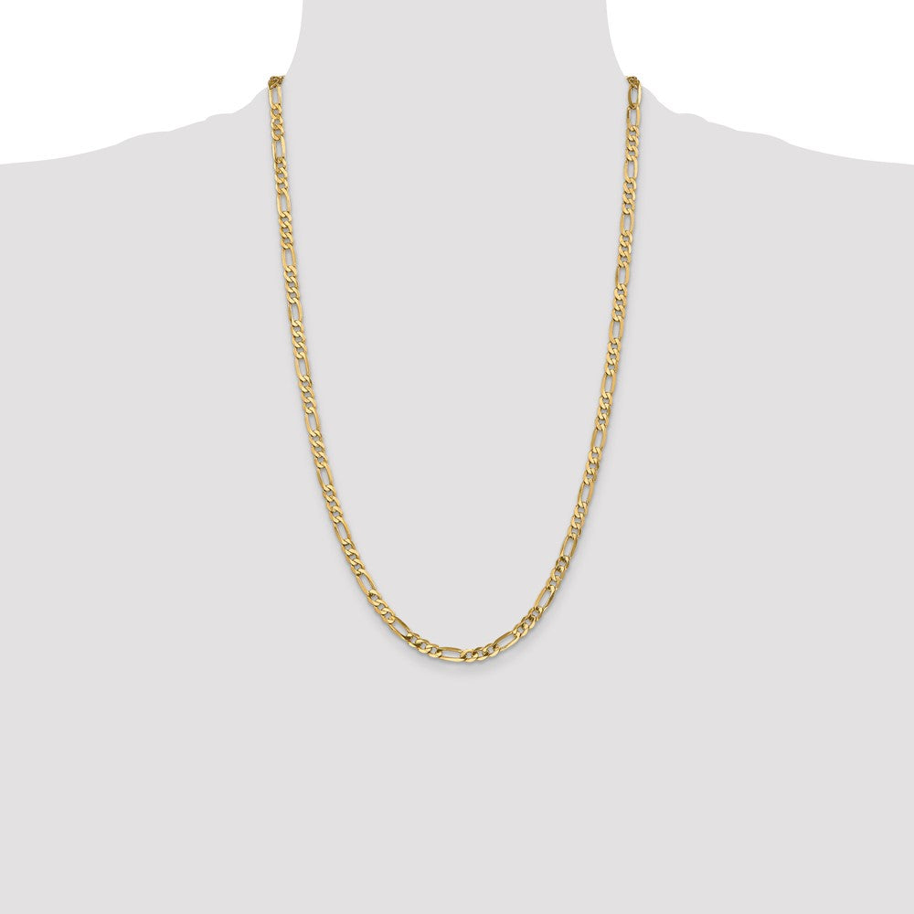 Flat Figaro with Lobster Clasp Chain - WBC
