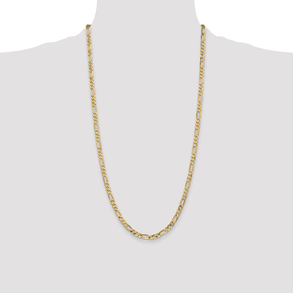 Flat Figaro with Lobster Clasp Chain - WBC