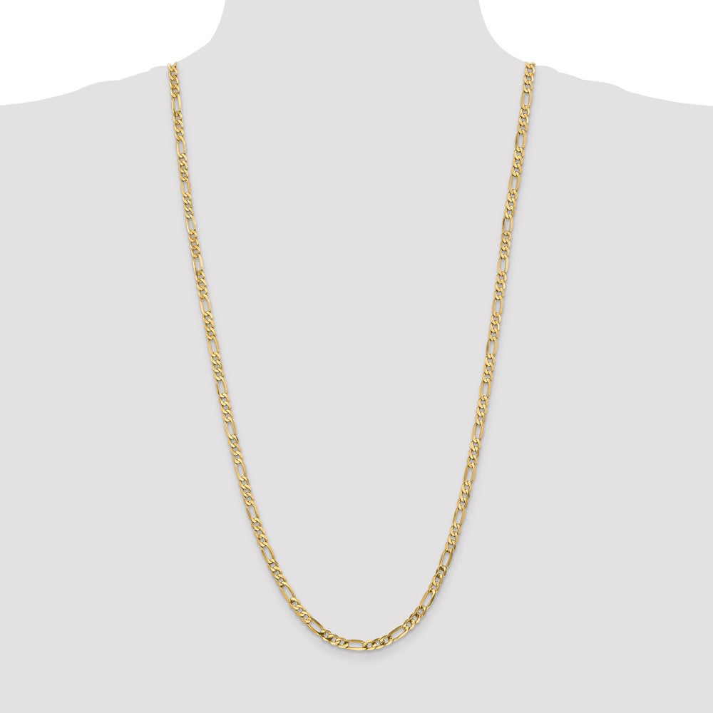 Flat Figaro with Lobster Clasp Chain - WBC