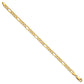 Flat Figaro with Lobster Clasp Bracelet - WBC