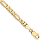 Flat Figaro with Lobster Clasp Bracelet - WBC