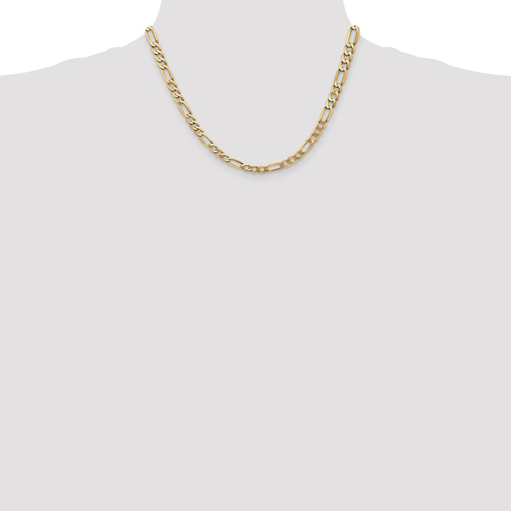 Flat Figaro with Lobster Clasp Chain - WBC