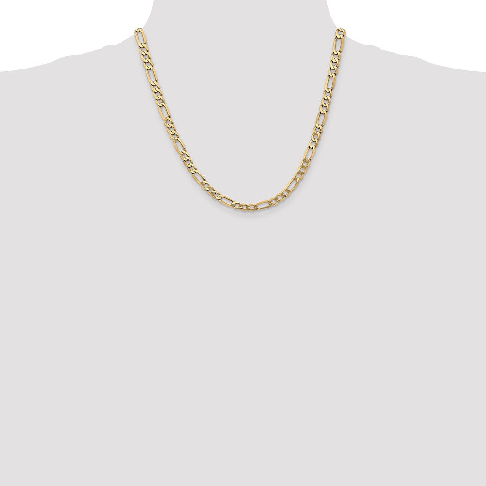 Flat Figaro with Lobster Clasp Chain - WBC