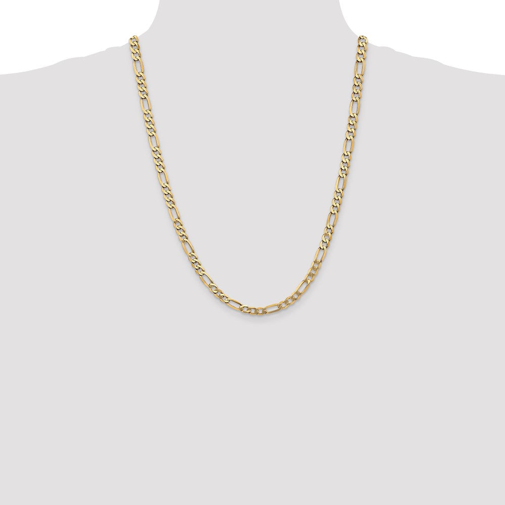 Flat Figaro with Lobster Clasp Chain - WBC