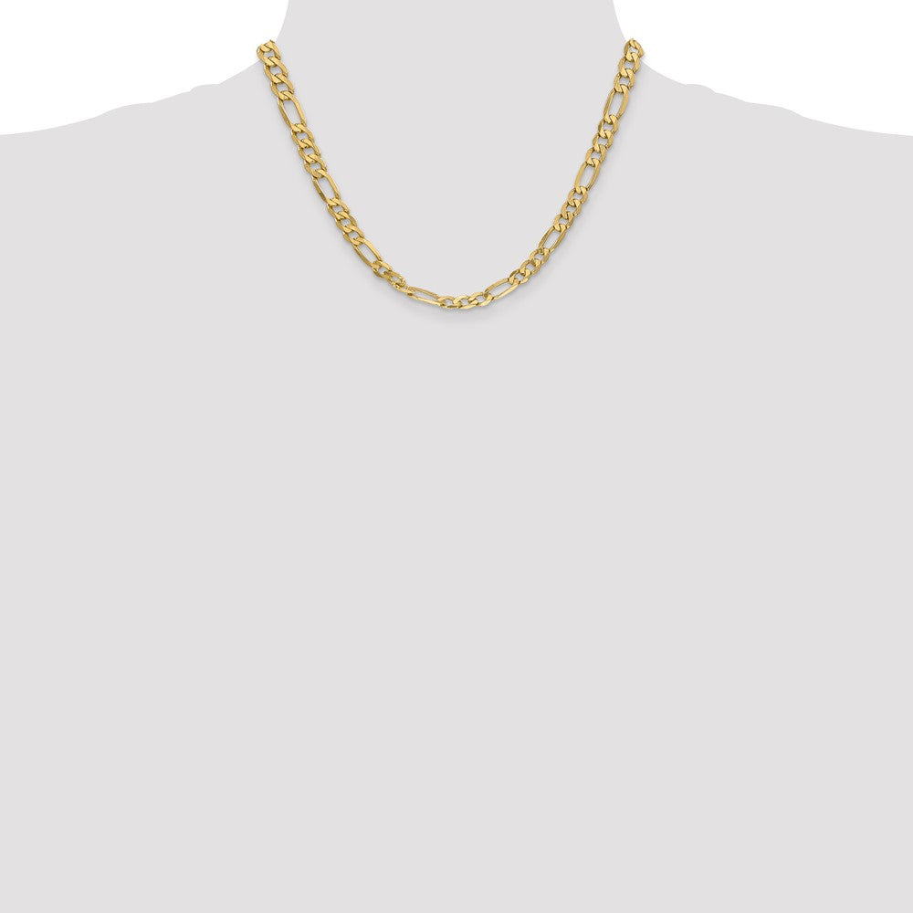 Flat Figaro with Lobster Clasp Chain - WBC
