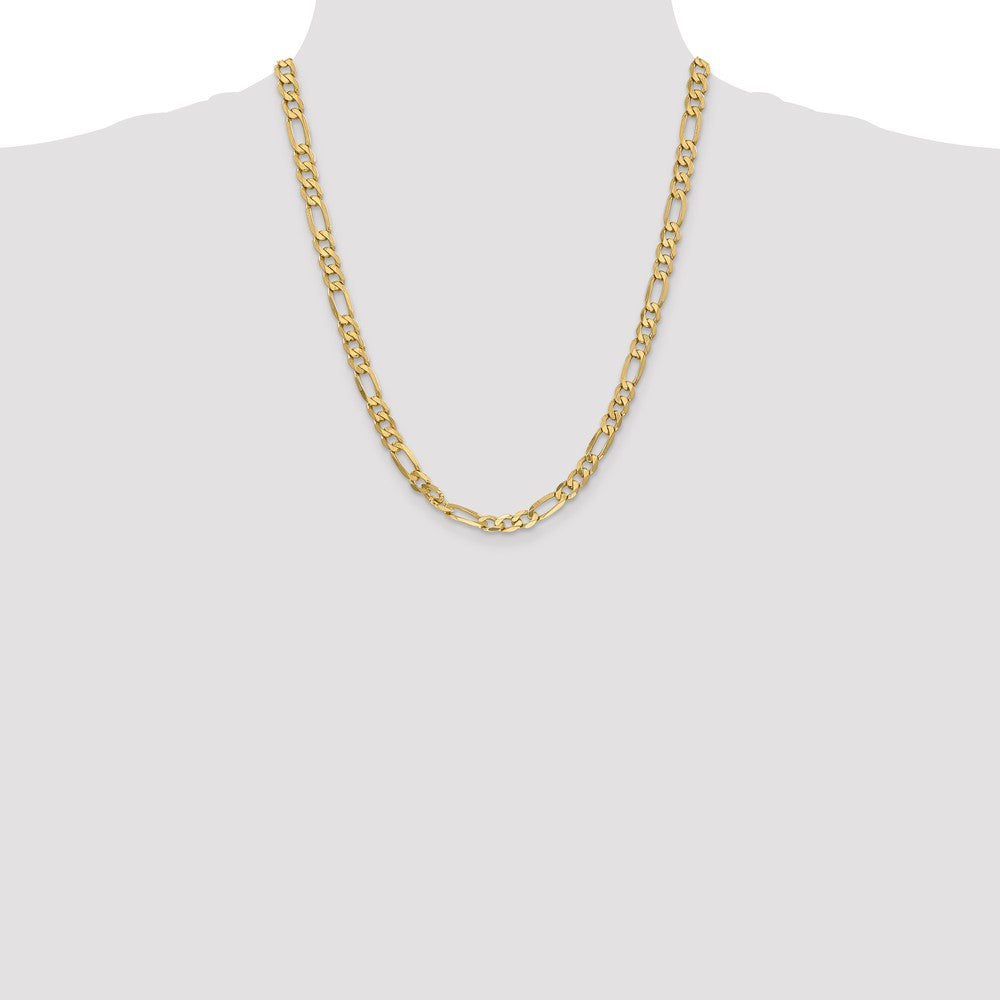 Flat Figaro with Lobster Clasp Chain - WBC