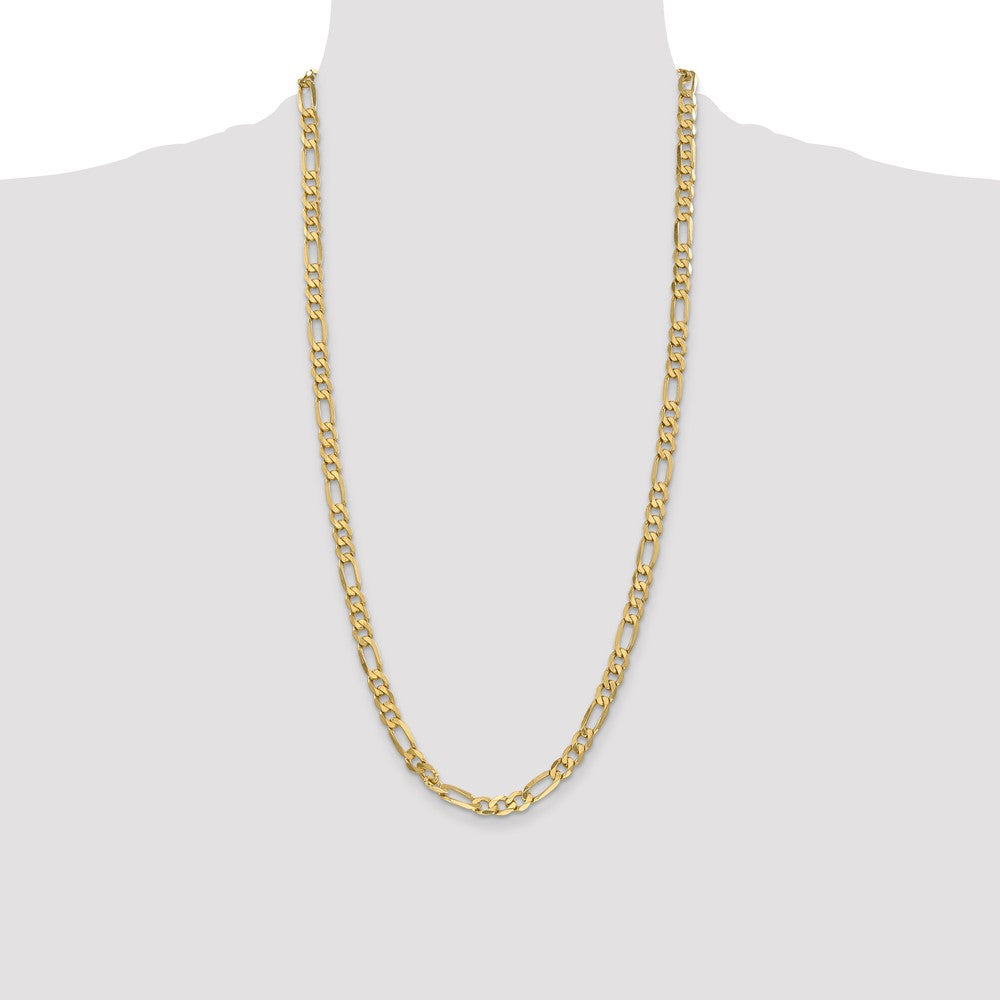 Flat Figaro with Lobster Clasp Chain - WBC