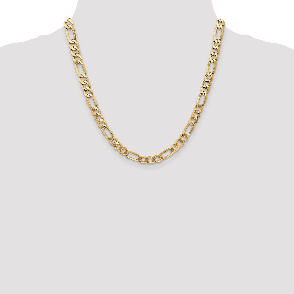 Flat Figaro with Lobster Clasp Chain - WBC