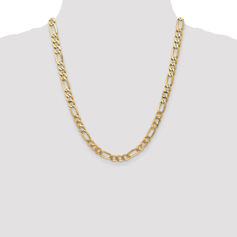Flat Figaro with Lobster Clasp Chain - WBC