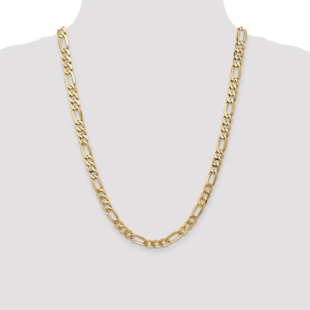 Flat Figaro with Lobster Clasp Chain - WBC