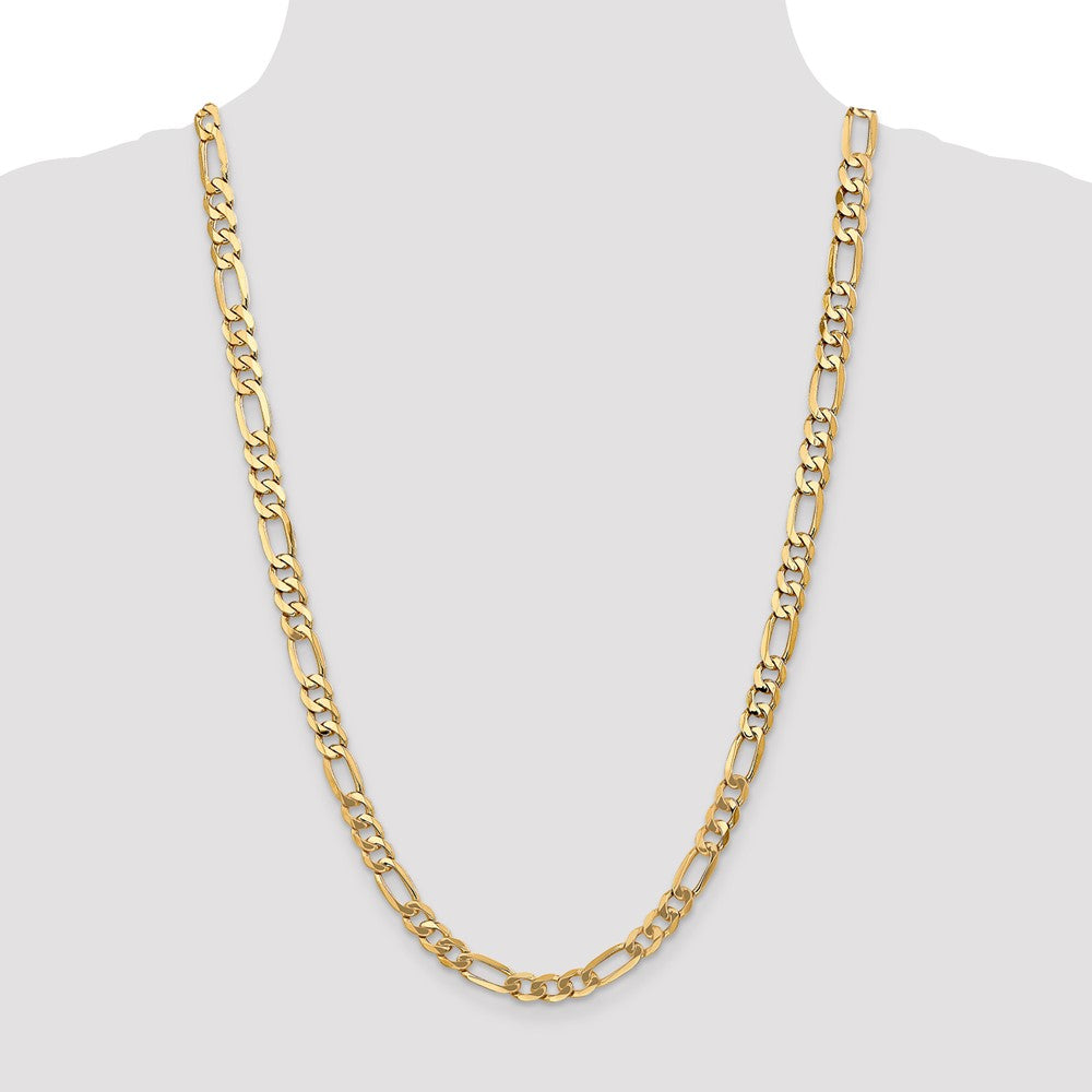 Flat Figaro with Lobster Clasp Chain - WBC