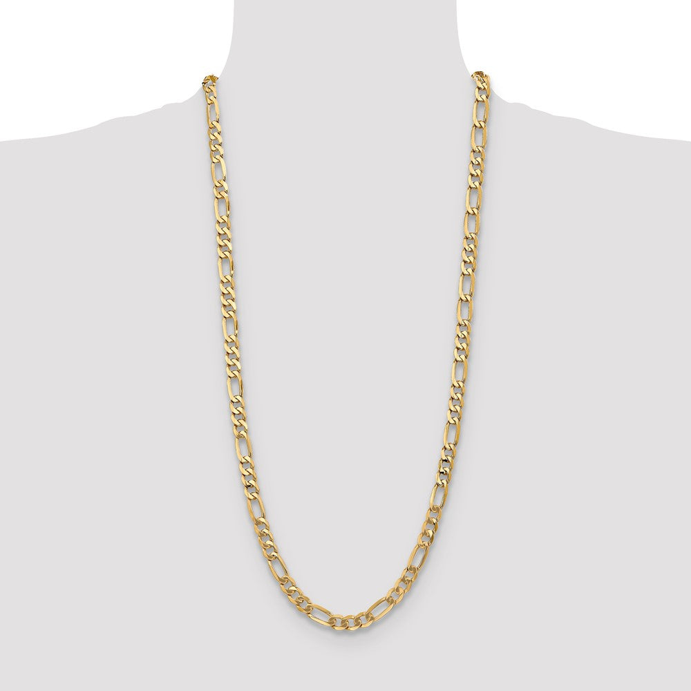 Flat Figaro with Lobster Clasp Chain - WBC