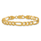Flat Figaro with Lobster Clasp Bracelet - WBC