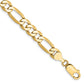 Flat Figaro with Lobster Clasp Chain - WBC