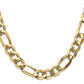 Flat Figaro with Lobster Clasp Chain - WBC