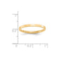 Standard Weight Flat Comfort Fit Wedding Band - WBC
