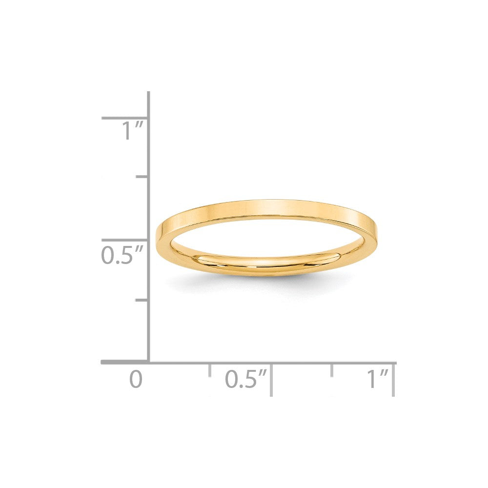 Standard Weight Flat Comfort Fit Wedding Band - WBC