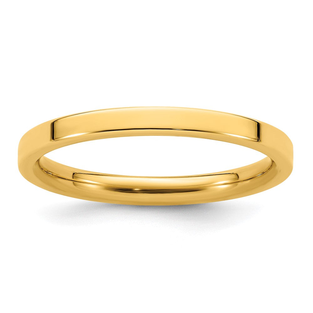Standard Weight Flat Comfort Fit Wedding Band - WBC