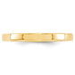 Standard Weight Flat Comfort Fit Wedding Band - WBC