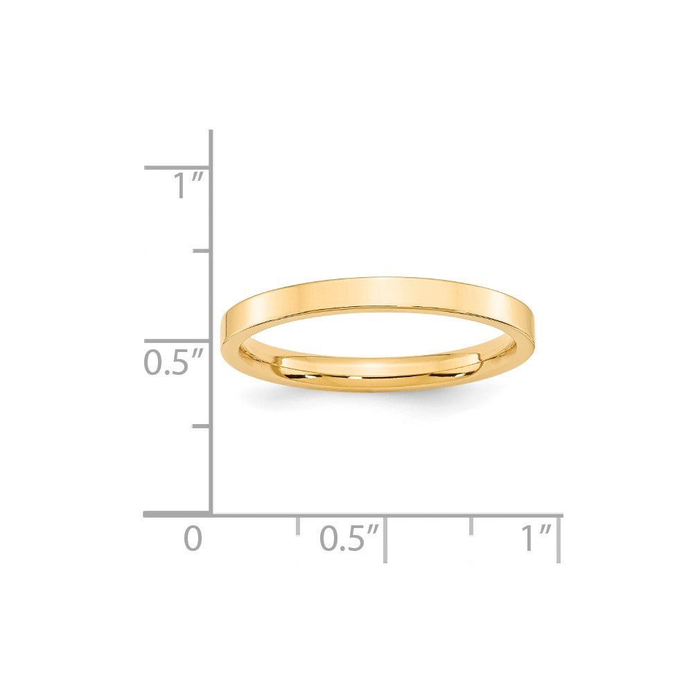 Standard Weight Flat Comfort Fit Wedding Band - WBC