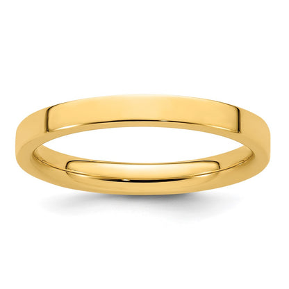 Standard Weight Flat Comfort Fit Wedding Band - WBC
