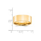 Standard Weight Flat Comfort Fit Wedding Band - WBC