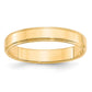 Flat with Step Edge Wedding Band - WBC
