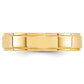 Flat with Step Edge Wedding Band - WBC
