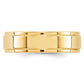 Flat with Step Edge Wedding Band - WBC